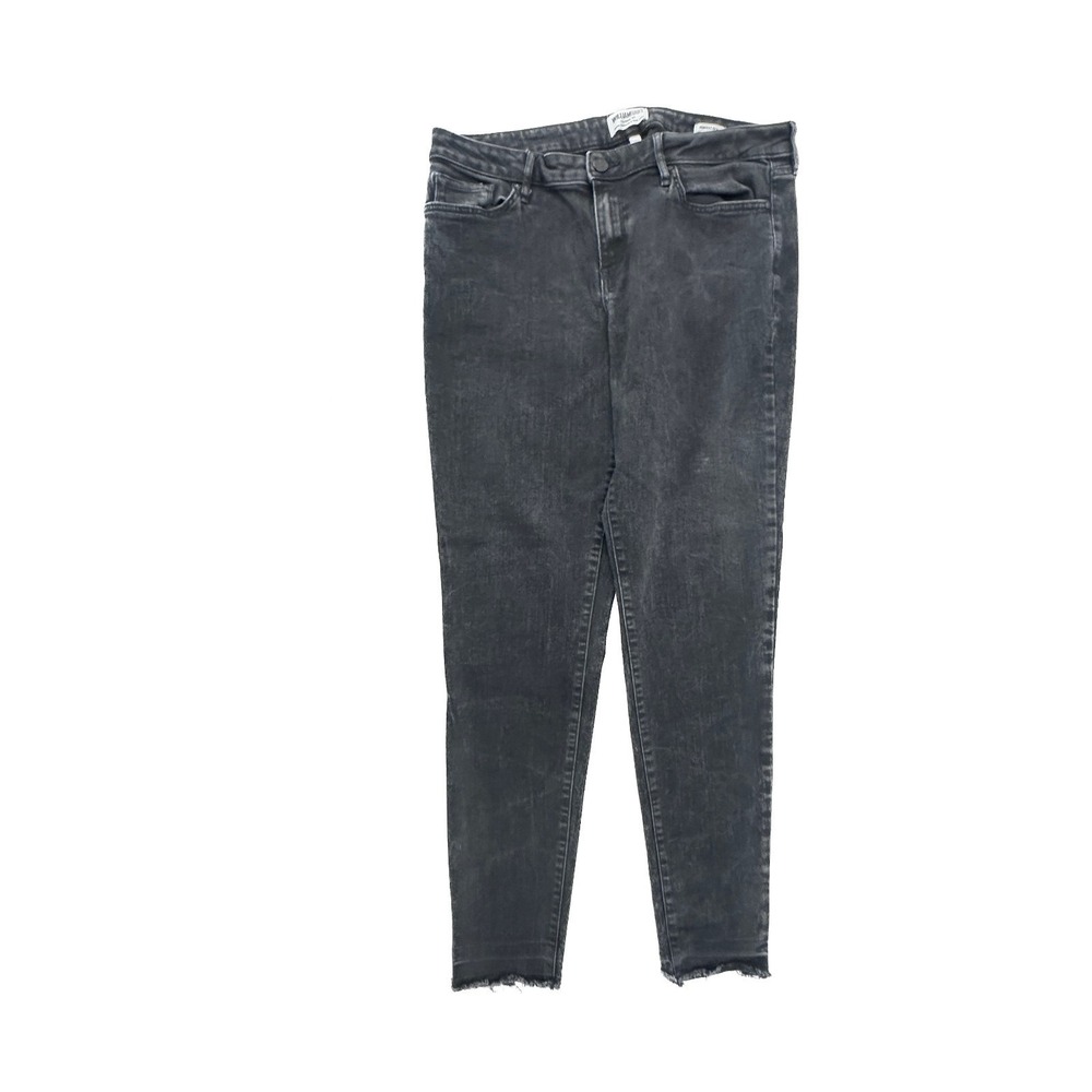 William Rast Perfect Skinny Raw Hem Women's size 32 Black Denim Jeans